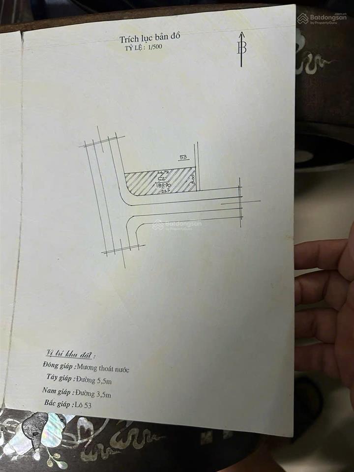 Lô góc 2mt diện tích khung ngay khu công nghiệp hoà khánh giá rẻ
