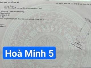 Mặt tiền hoà minh 5 trục thông nguyễn sinh sắc sát biển nguyễn tất thành