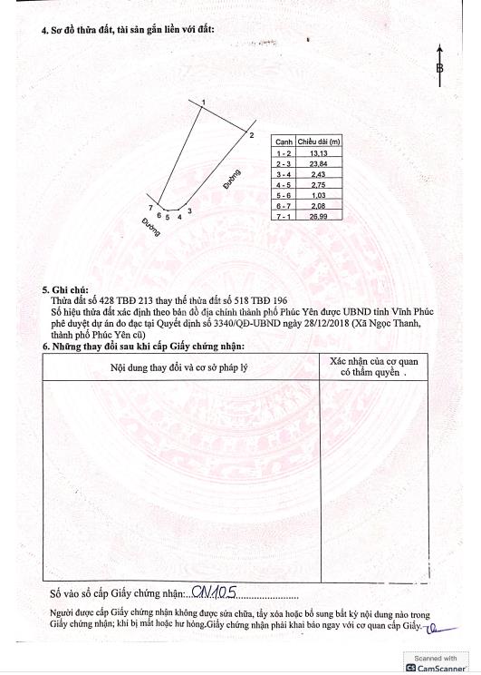 Chính chủ bán lô đất 2 mặt tiền 250 m2 phường xuân hòa, phú thọ, cách sân bay nội bài chỉ 10km