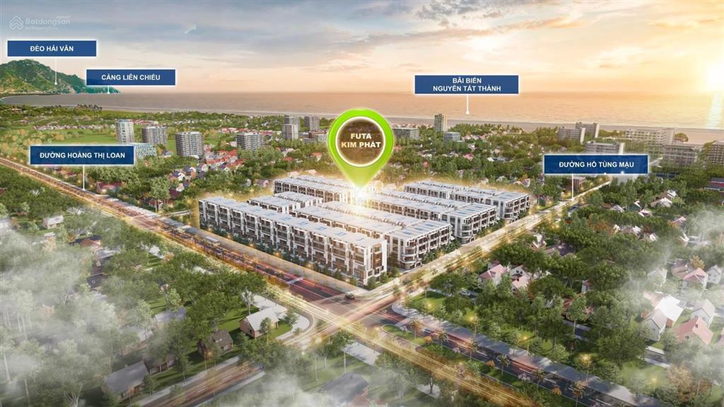 Nhà phố liền kề futa kim phát  gần biển  chiết khấu đến 10%  hỗ trợ 0% lãi suất 12 tháng