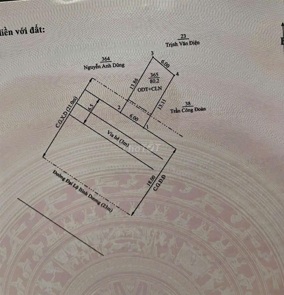 Bán đất tặng nhà cấp 4