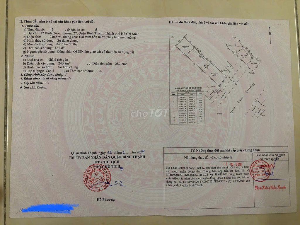 Cần bán gấp nhà đẹp , mặt tiền 7,5m