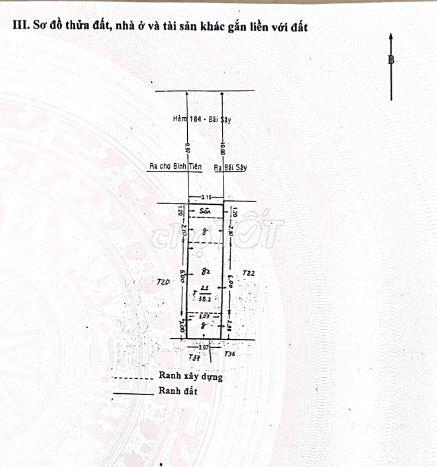 Chính chủ bán nhà Bãi Sậy Q6 – 38,2m² – 5,1 tỷ còn TL