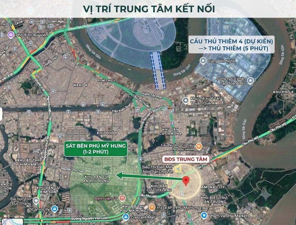 Bán nhà phố KDC đồng bộ ngã tư HTP - Nguyễn Thị Thập, Q7