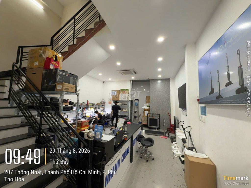 Bán MT 203 Thống Nhất, Tân Thành, T PHÚ 5.3 x 20 nhà 4 lầu 15.8 tỷ tl