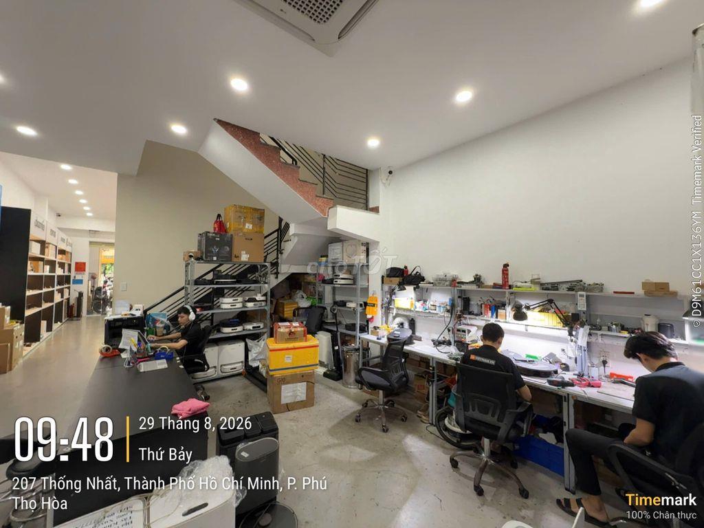 Bán MT 203 Thống Nhất, Tân Thành, T PHÚ 5.3 x 20 nhà 4 lầu 15.8 tỷ tl