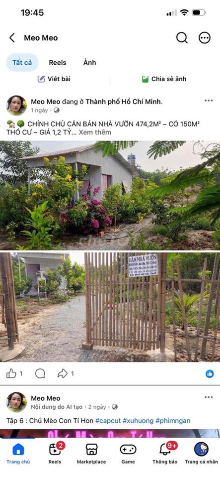 🔥 BÁN NHÀ VƯỜN DẦU TIẾNG 474,2M² – 150M² THỔ CƯ – SỔ RIÊNG