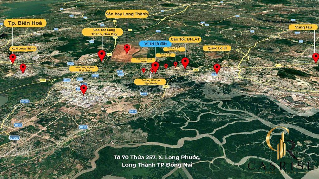 Giá tốt đầu tư cho lô đất cổng chính Sân Bay Long Thành