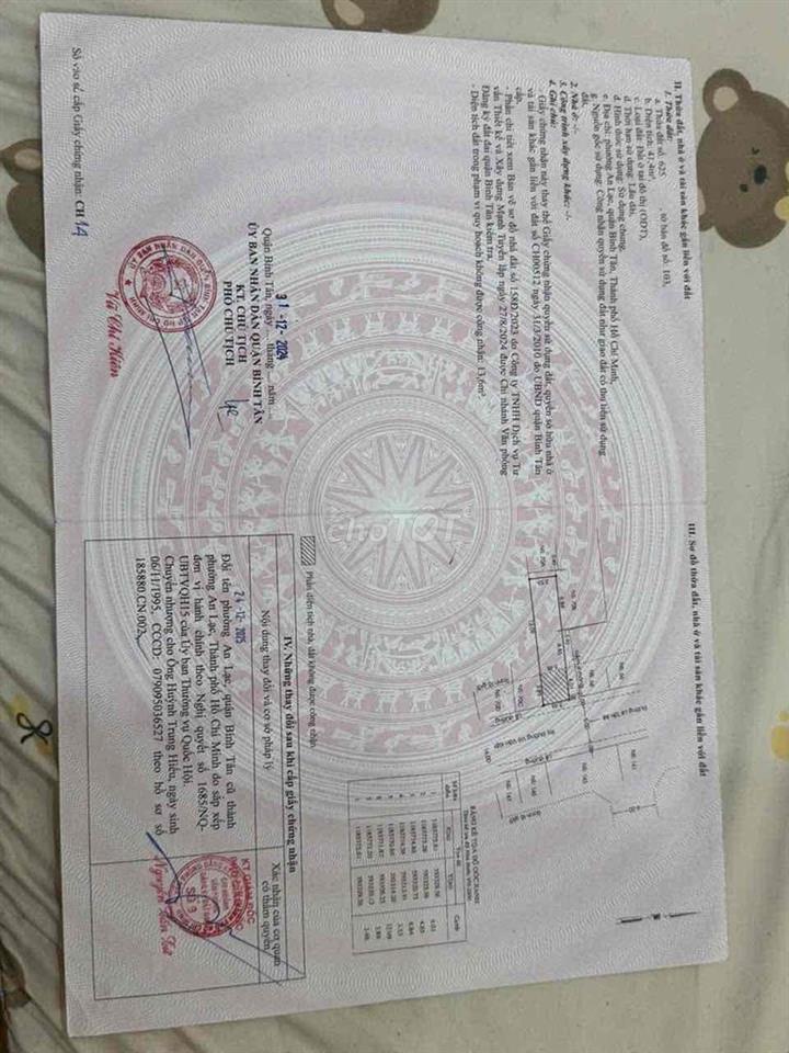 Chính chủ cần bán