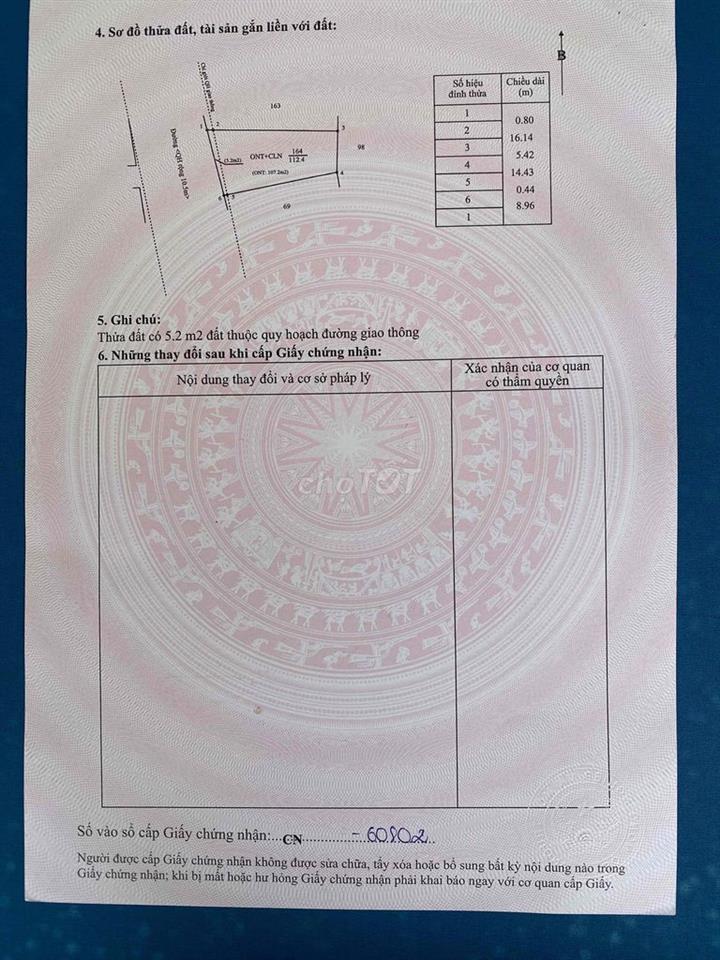 Bán đất full thổ cư gần khu công nghiệp Hoà Phú