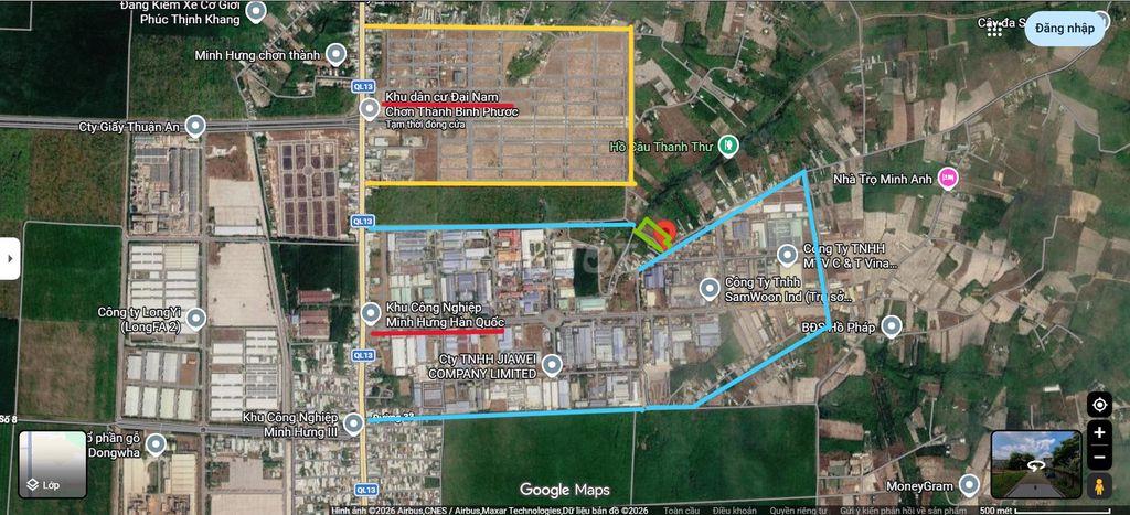 Đất KCN Minh Hưng - KDC Đại Nam