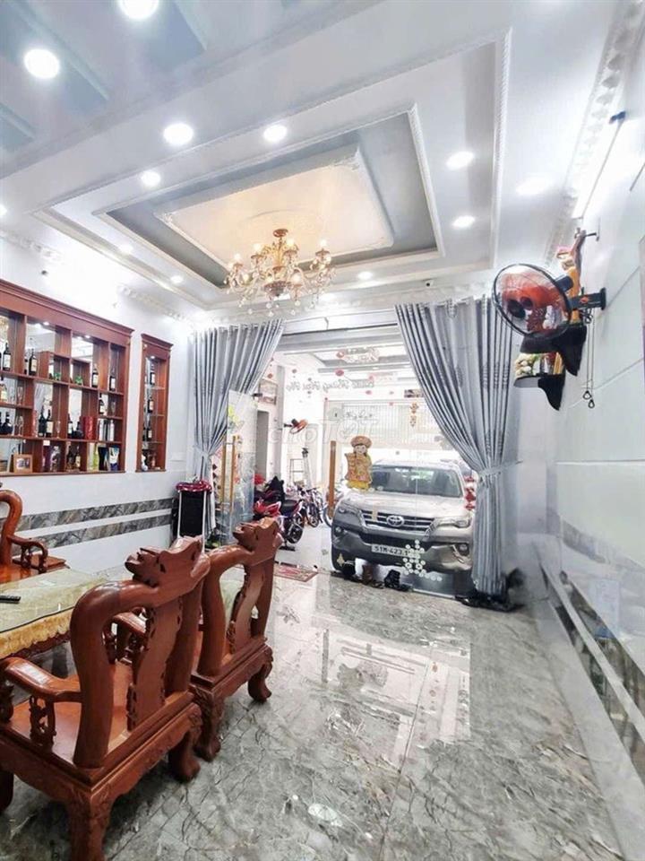 Hẻm 8m, Quang Trung, 62m2, 4 tầng, 4pn, giá nhỉnh 9t xíu