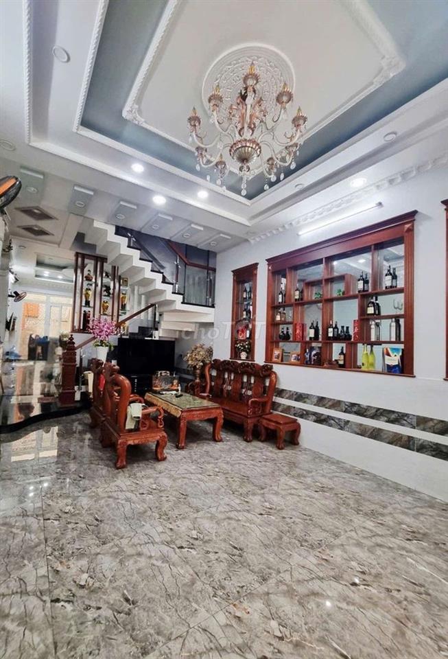 Hẻm 8m, Quang Trung, 62m2, 4 tầng, 4pn, giá nhỉnh 9t xíu
