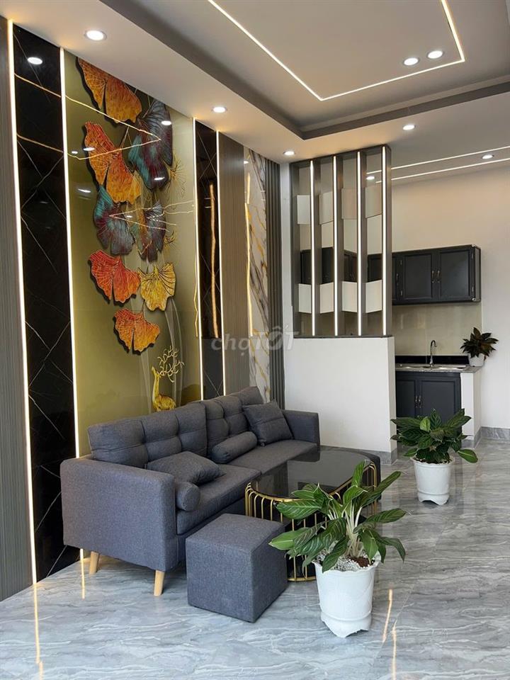 Nhà mới chính chủ 1T1L, 4x13,3pn, 930tr ngã 3 Mỹ hạnh, gần KCN Xuyên Á