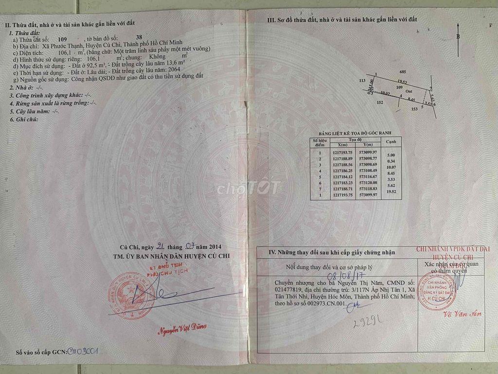 CHÍNH CHỦ CẦN BÁN ĐẤT SỔ HỒNG RIÊNG CÓ SẴN NHÀ CẤP 4