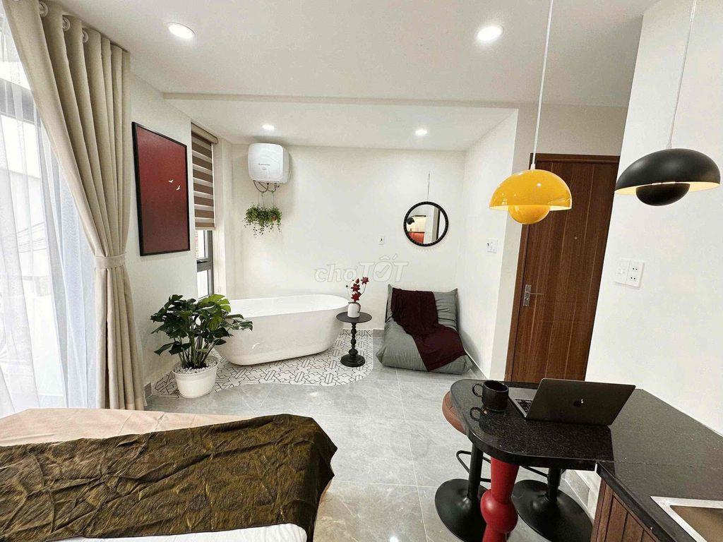 1PN bancong gần Đặng Thuỳ Trâm - nhà mới - full nội thất - an ninh