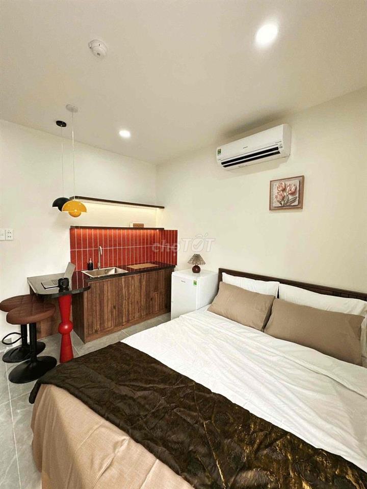 1PN bancong gần Đặng Thuỳ Trâm - nhà mới - full nội thất - an ninh