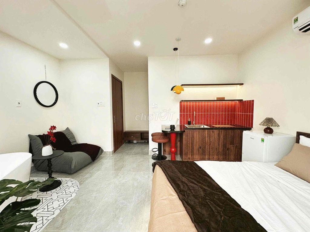 1PN bancong gần Đặng Thuỳ Trâm - nhà mới - full nội thất - an ninh