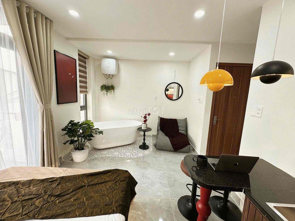1PN bancong gần Đặng Thuỳ Trâm - nhà mới - full nội thất - an ninh