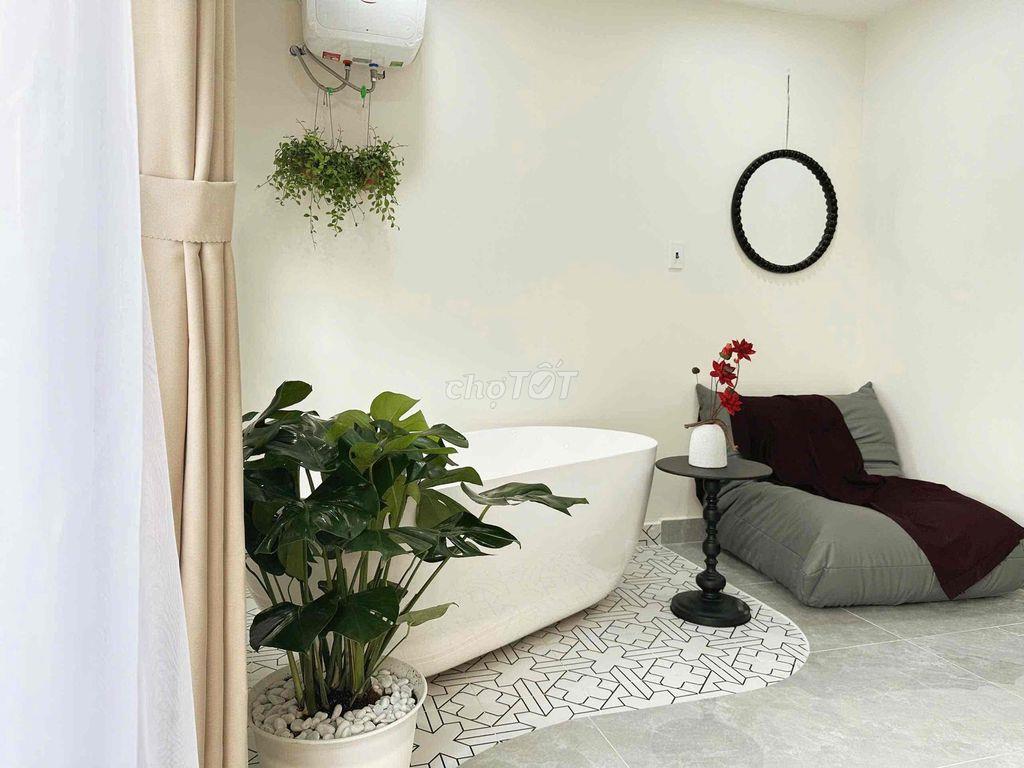 1PN bancong gần Đặng Thuỳ Trâm - nhà mới - full nội thất - an ninh