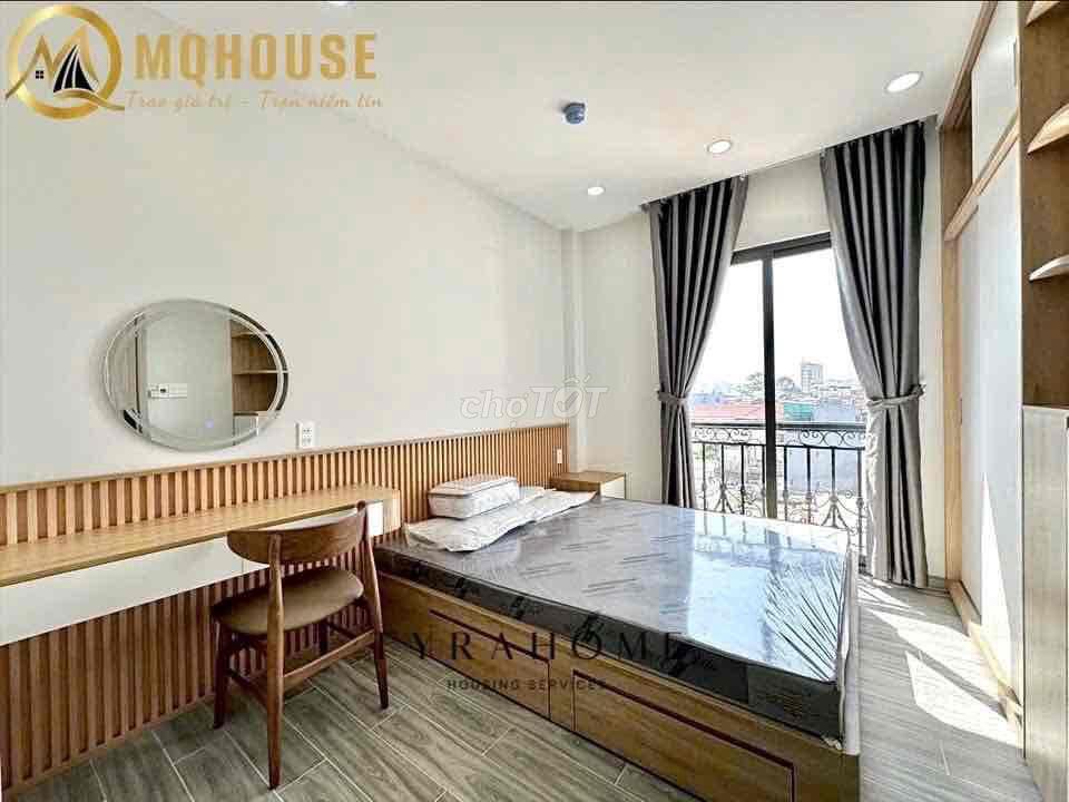 CH 1PN bancong Q4 - full nội thất - máy giặt riêng - nhà MT