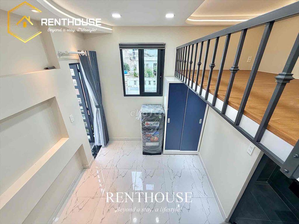 Cho thuê Duplex Bancong full nội thất cửa sổ trời