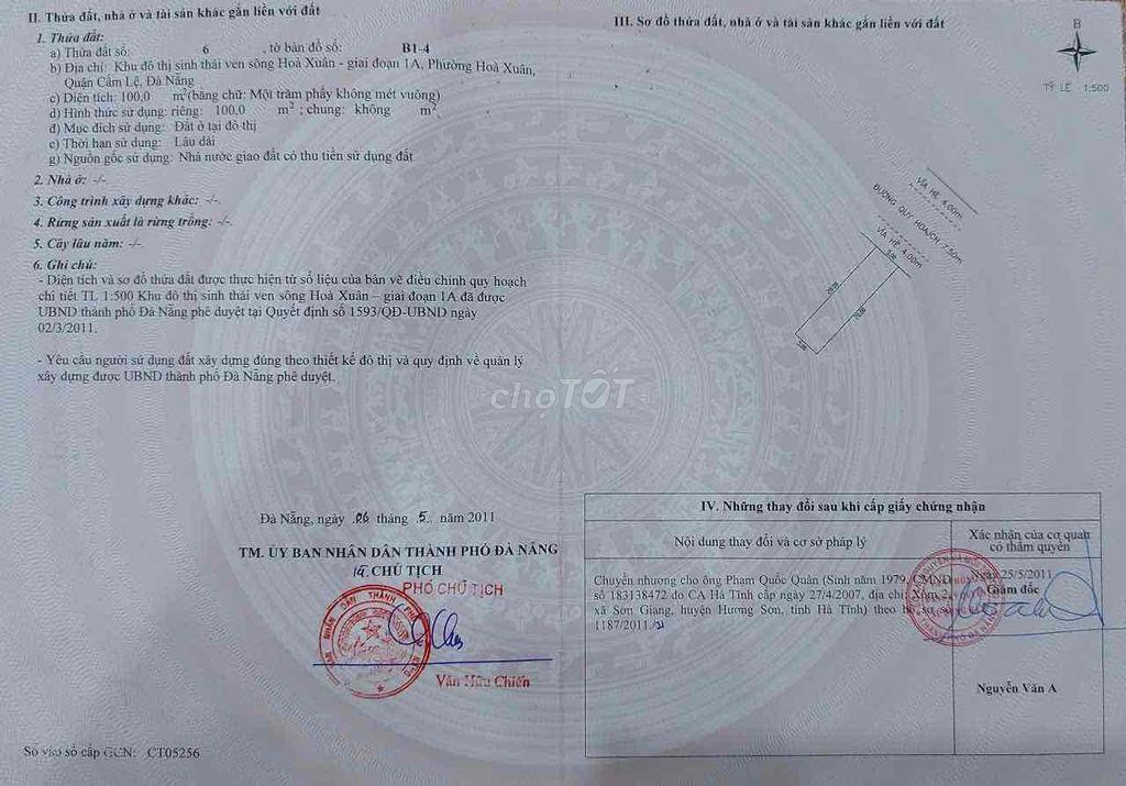 BÁN NHANH CẶP ĐẤT NGUYỄN MẬU TÀI