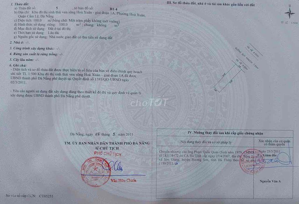 BÁN NHANH CẶP ĐẤT NGUYỄN MẬU TÀI