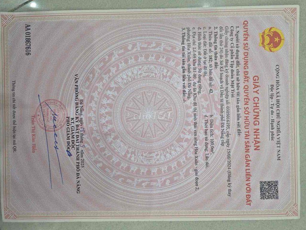 CẦN THANH KHOẢN GẤP - BÁN NHANH CẶP ĐẤT CỒN DẦU 22