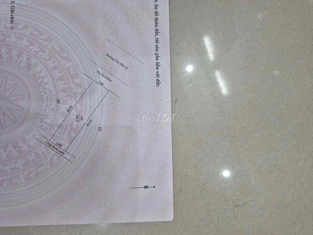 CẦN THANH KHOẢN GẤP - BÁN NHANH CẶP ĐẤT CỒN DẦU 22