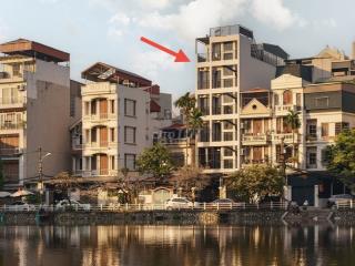 Cho thuê CH 3PN 115m2 mặt hồ Bồ Đề, Long Biên | Full nội thất cao cấp