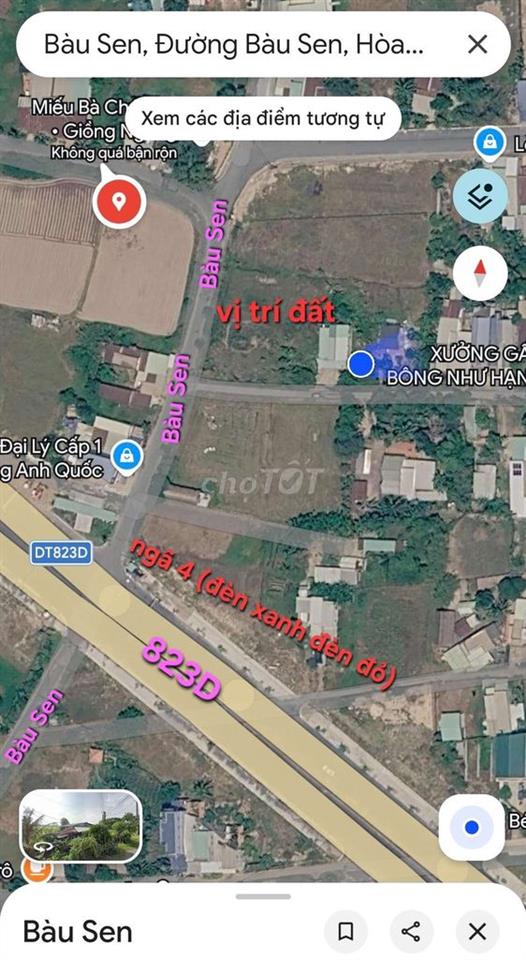 Bán đất mặt tiền 