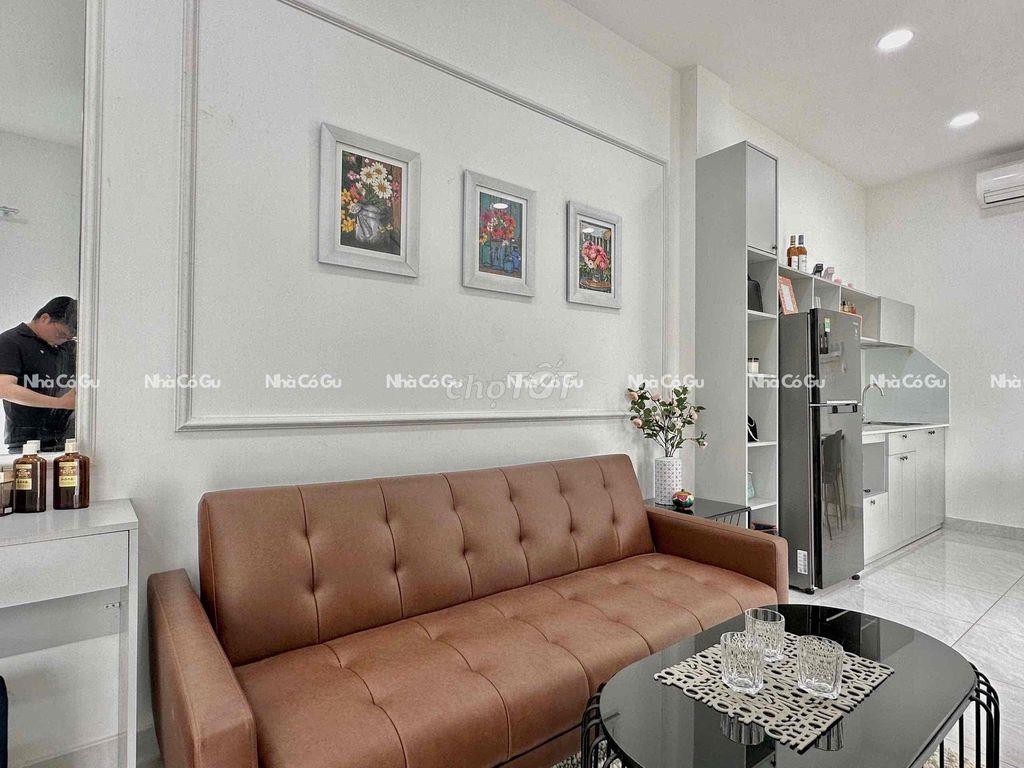 Căn hộ 1PN Full Nội Thất, Gần Q1, Cầu Công Lý Di Chuyển Sân Bay Tiện