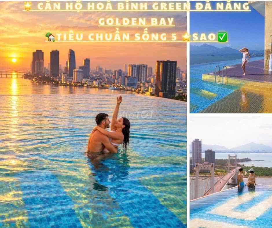 CHO THUÊ CĂN HỘ HOÀ BÌNH GREEN ĐÀ NẴNG GOLDEN BAY THEO THÁNG