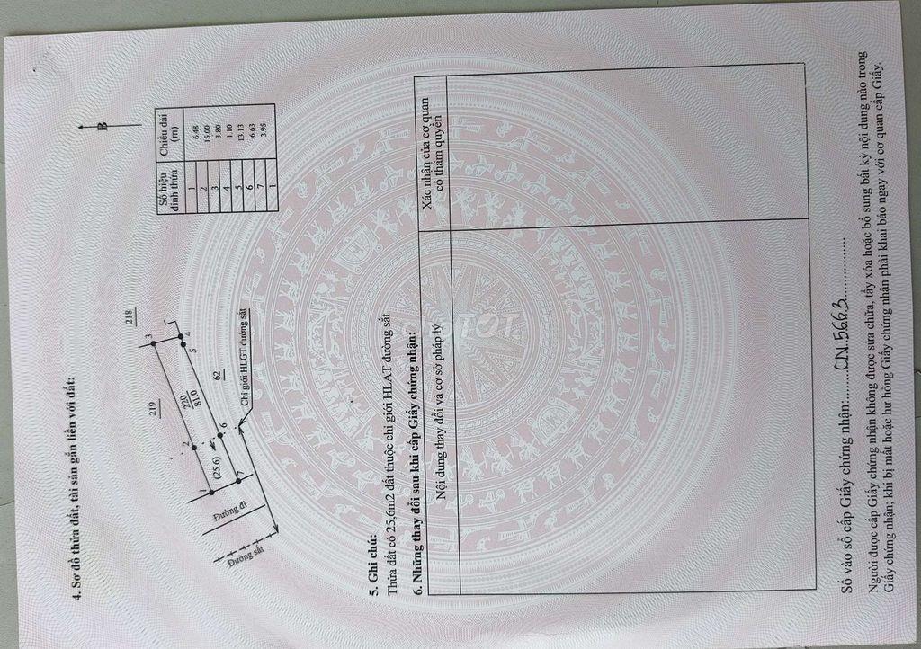 Bán đất ở KDC hiện hữu