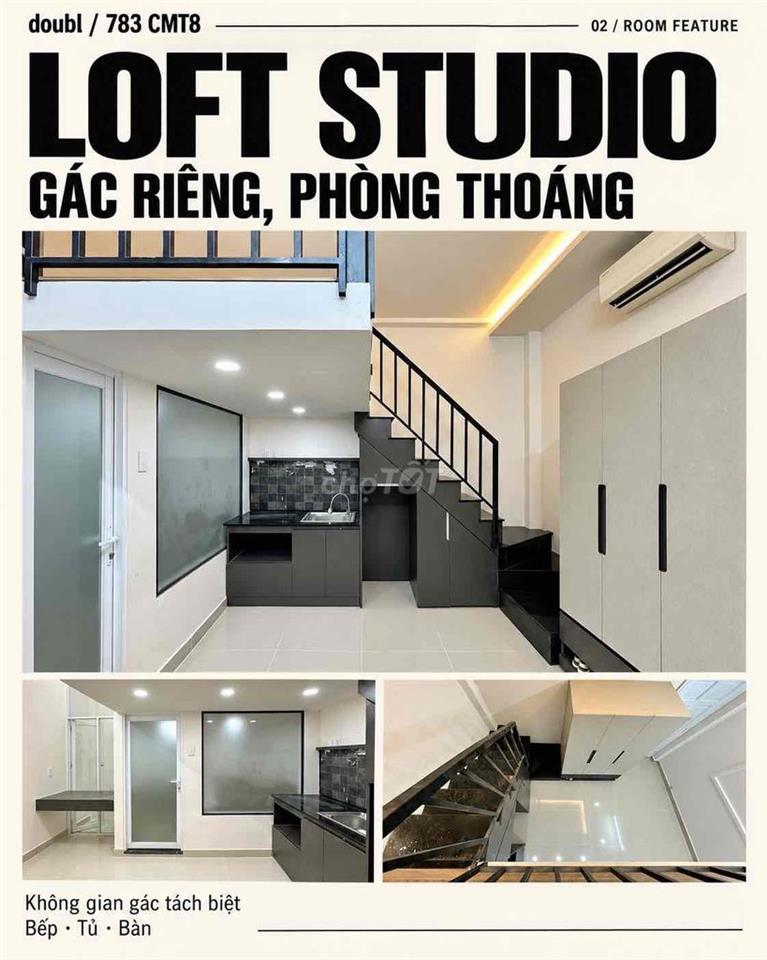 CĂN HỘ DỊCH VỤ DUPLEX GIẾNG TRỜI FULL NỘI THẤT - 6Tr5 - 24m²