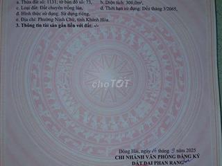 300m2 đất Hò Rò cách biển Ninh Chử 2km, 570tr