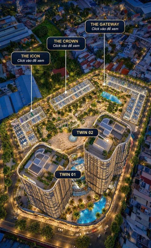 BÁN CĂN HỘ BCONS 2PN 2WC - 58m2 - ngay Làng Đại Học, Ga Metro