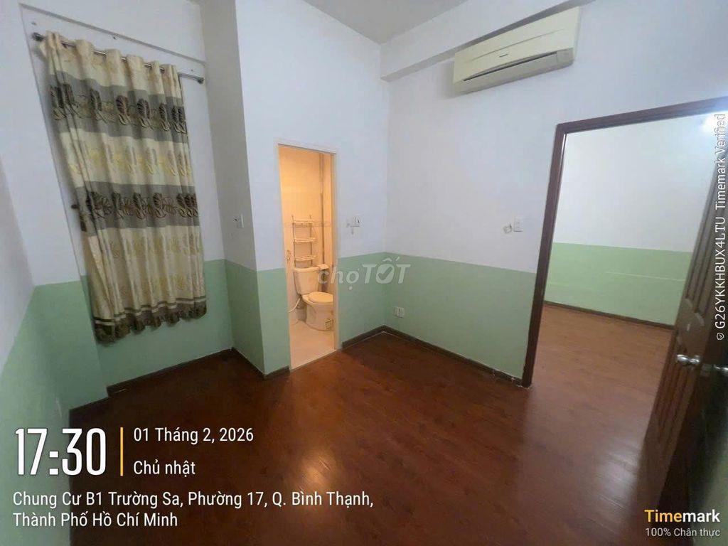 Chung cư B1 Trường Sa Bình Thạnh (sát Q1) 55m2 (2PN 2WC)