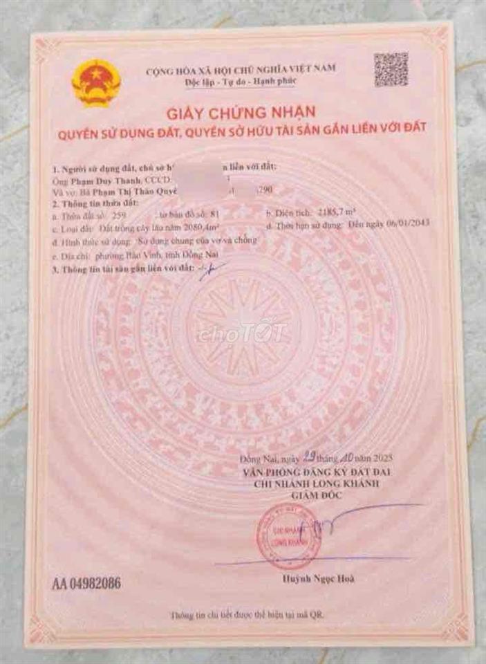 Ông bạn cần bán căn nhà vườn