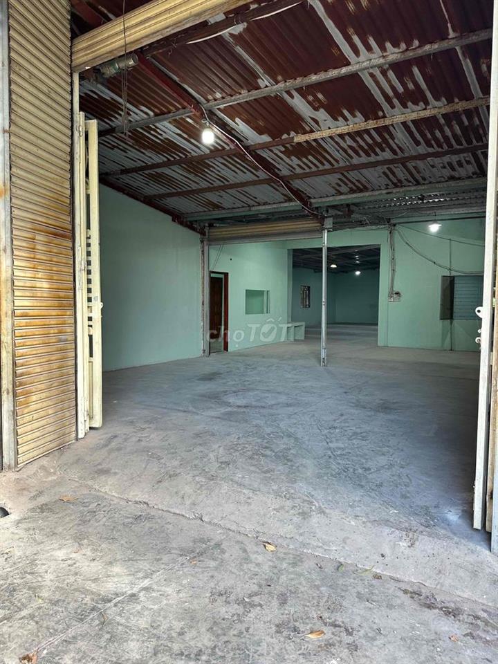 cho thuê kho xưởng tân tạo , bình tân 13 * 27 = 350m2 mặt tiền đường