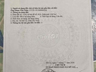 BÁN ĐẤT CHÍNH CHỦ FULL THỔ CƯ