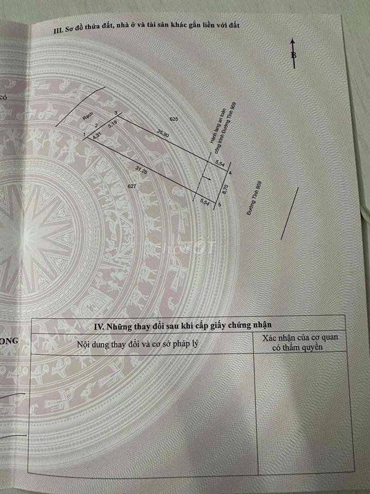 đất mặt tiền đường 909 xa nhơn phú VL
