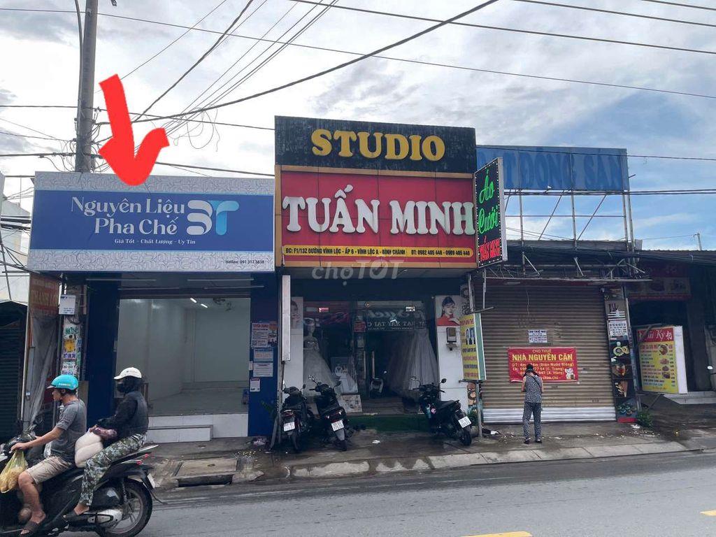 CHO THUÊ NGUYÊN CĂN MẶT TIỀN VĨNH LỘC A - BÌNH CHÁNH 