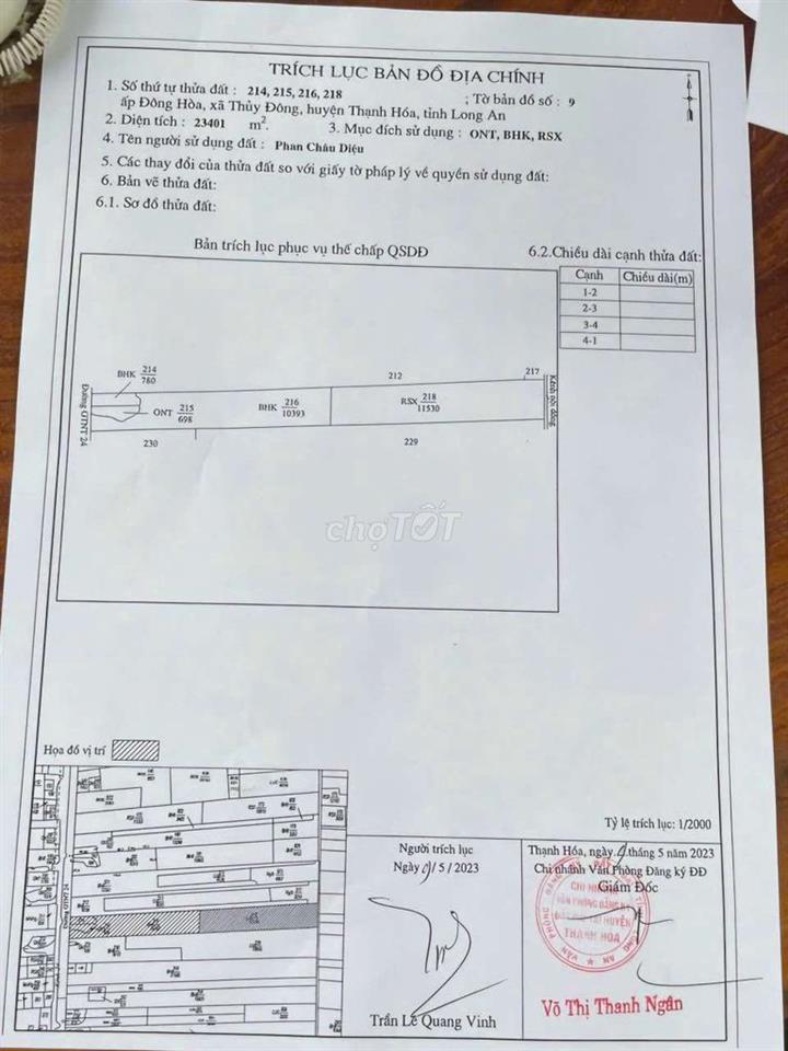 đất bán thổ cư