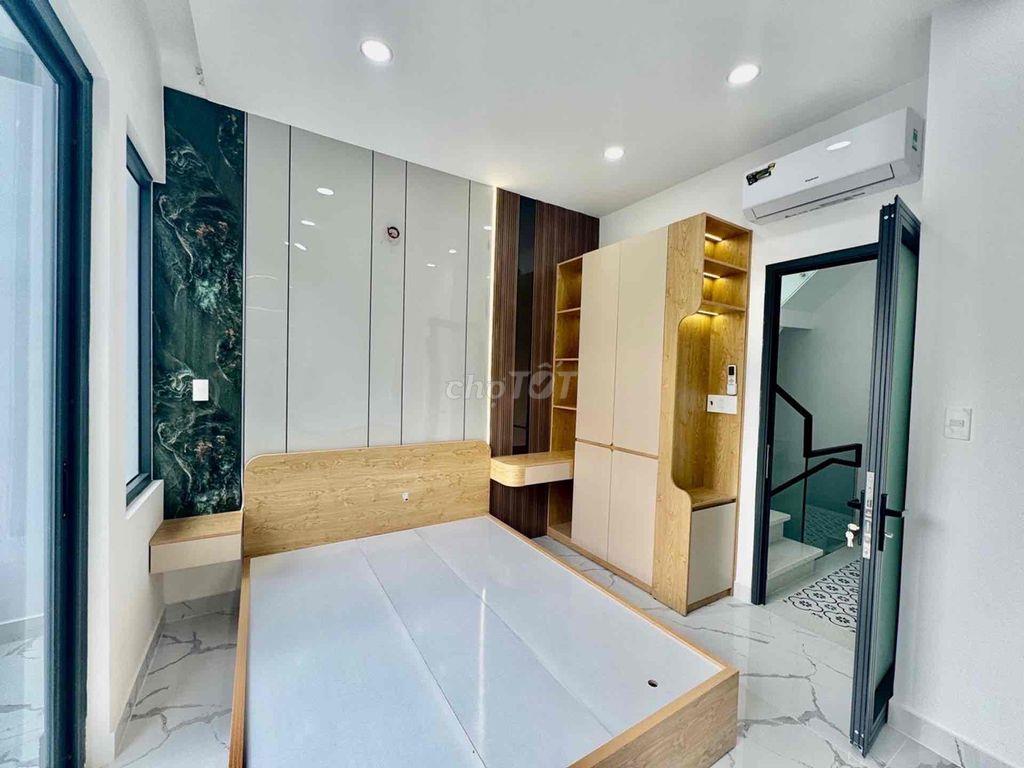 NHÀ 4 TẦNG HẺM XE TẢI 1 TRỤC NGUYỄN VĂN KHỐI P8 GÒ VẤP CHỈ NHỈNH 7 TỶ