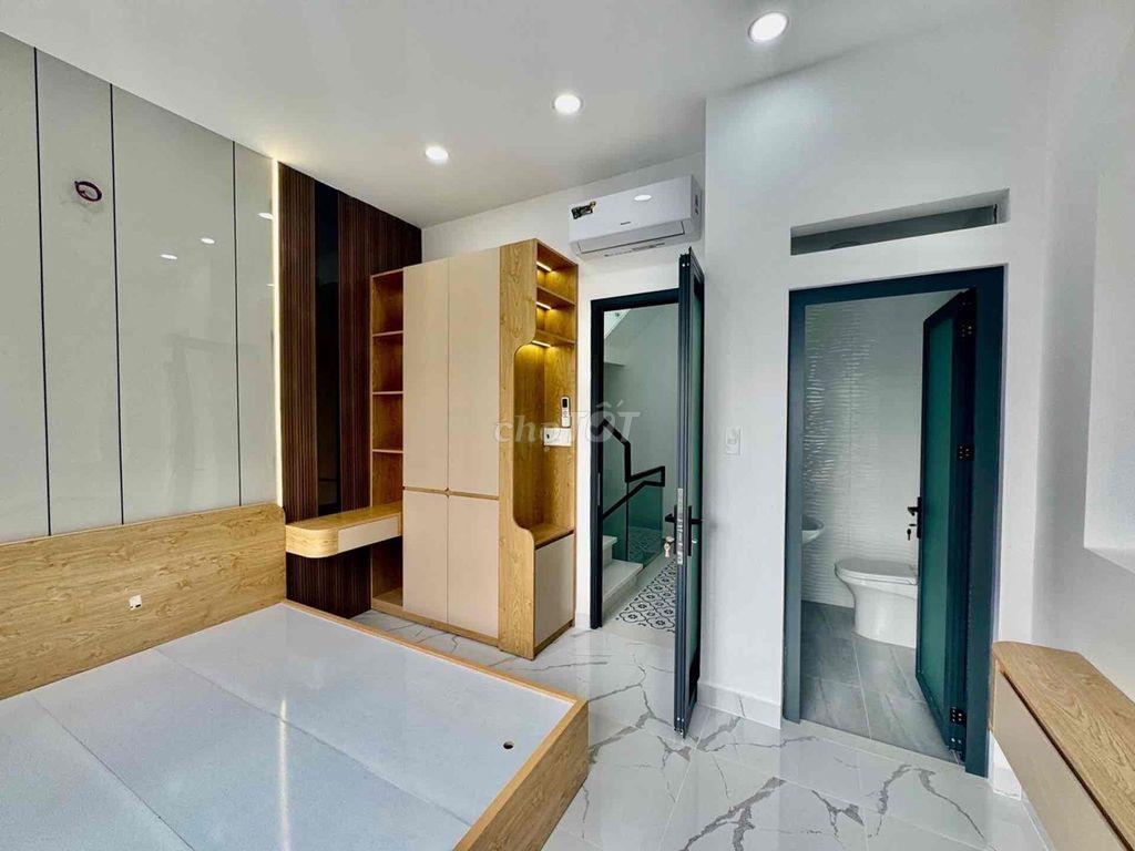 NHÀ 4 TẦNG HẺM XE TẢI 1 TRỤC NGUYỄN VĂN KHỐI P8 GÒ VẤP CHỈ NHỈNH 7 TỶ
