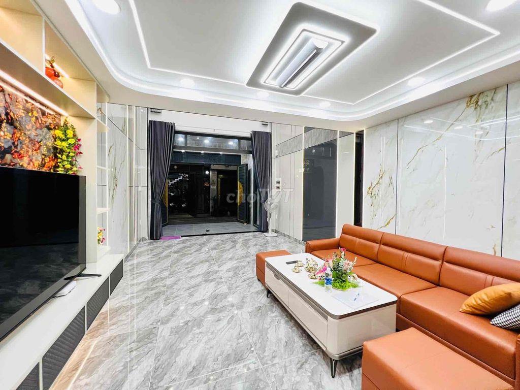 GIẢM 1 TỶ CHỈ 8TỶ5 NHÀ 6 TẦNG CÓ THANG MÁY HẺM ÔTÔ NGUYỄN VĂN KHỐI P11