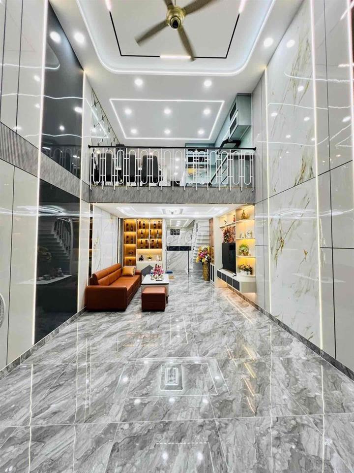 GIẢM 1 TỶ CHỈ 8TỶ5 NHÀ 6 TẦNG CÓ THANG MÁY HẺM ÔTÔ NGUYỄN VĂN KHỐI P11