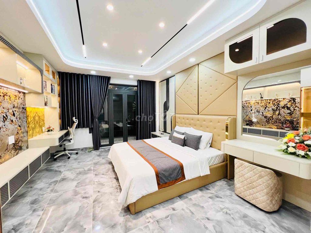 GIẢM 1 TỶ CHỈ 8TỶ5 NHÀ 6 TẦNG CÓ THANG MÁY HẺM ÔTÔ NGUYỄN VĂN KHỐI P11